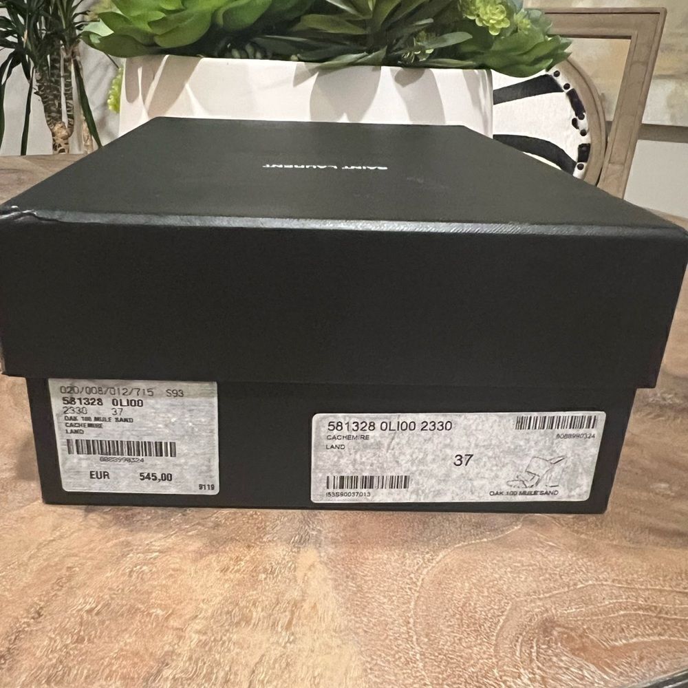 Saint Laurent Oak 100 brown mules NWT Size 7 - Picture 3 of 11